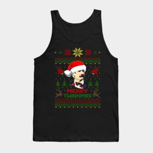 Mark Twain Merry Twainmas Tank Top